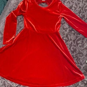 Girls Velvet dress size 7/8
